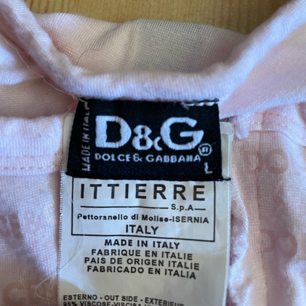 Pink vintage Dolce and Gabana tee